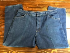 Wrangler Jeans, Men's Size 42x29, Blue, Denim, Regular Fit, Pockets