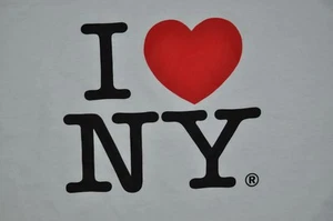 t-shirt xlarge i heart new york love nyc big apple 24 inches pit to pit - Picture 1 of 3
