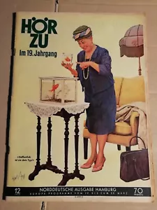 HÖR ZU - 12 / 1964 - Fernsehprogramm vom 22. - 28.03.1964 - Bild 1 von 3