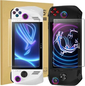Tempered Glass For ROG Ally X 2024/MSI Claw 7 AI+/ MSI Claw A1M Protection Films - Picture 1 of 19