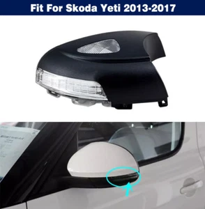Left Side Rear View Mirror Lamp Turn Signal Light LED For Skoda Yeti 2013-2017 - Picture 1 of 9