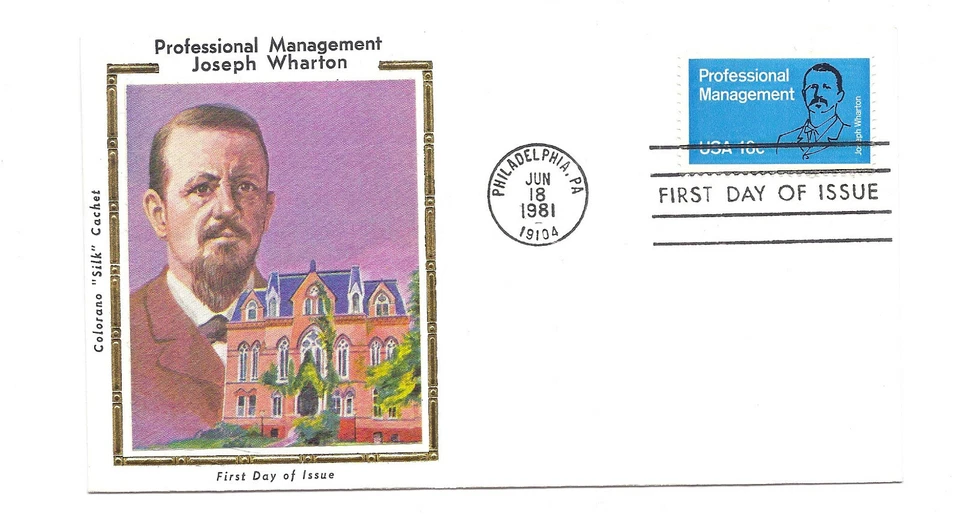 1920 Professional Management, Colorano "Silk" Cachet, FDC - Image 1 of 1