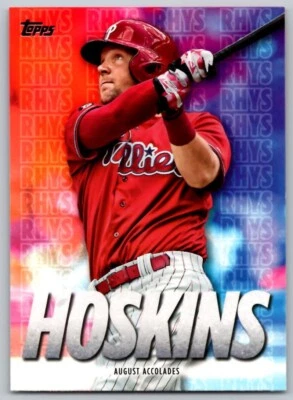 }2020 Topps #RH-10 Rhys Hoskins  Philadelphia Phillies - Image 1 of 2