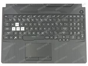 DO Asus TUF Gaming F15 FX506LU Palmrest Keyboard LED RGB US-International - Zdjęcie 1 z 4