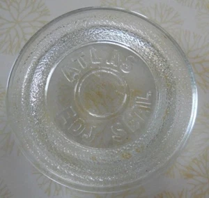 SELLO VINTAGE ATLAS EDJ CLEAR GLASS PARA TARRO DE CONSERVAS - Imagen 1 de 3