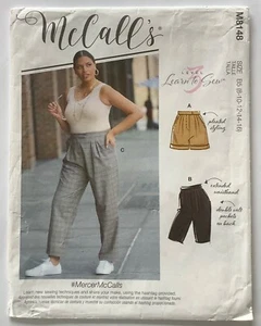 McCall’s M8148 Schnittmuster UNGESCHNITTEN Nähen lernen Level 3 Hose Shorts 8 bis 16 - Bild 1 von 3