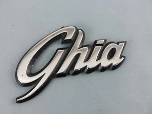 FORD GHIA sigle emblème monogramme insigne logo badge coffre hayon en ALU - Imagen 1 de 2
