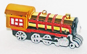 WEIHNACHTSSCHMUCK GLASZUG LOKOMOTIVE DAMPFLOK ZURÜCK IN DIE ZUKUNFT CLARA - Bild 1 von 2