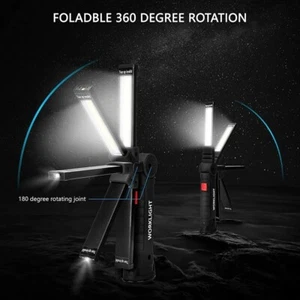 TORCIA LAMPADA LUCE A LED COB DA MECCANICO OFFICINA ROTANTE PORTATILE MAGNETICA - Bild 1 von 9