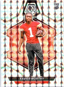 2024 Panini Mosaic Xavier Worthy #328 Silver Kansas City Chiefs - Picture 1 of 2