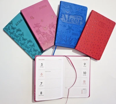 RIDO-IDÉ Taschenkalender 2026 Trötsch soft touch cover Ladytimer Kalender Woche A6