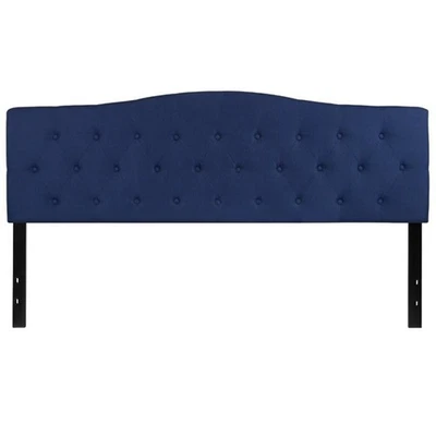 Cabecero Flash Furniture Cambridge Tufted King Panel en Azul Marino Foto 1 de 3