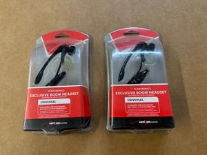 Plantronics Universal Corded Headsets Black - New (Old Stock) - Qty 2 - Picture 1 of 2