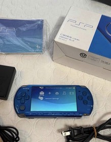 PSP 3000 Vibrant Blue VB Box Console Charger [BOX]