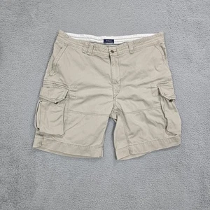 Polo Ralph Lauren Cargo Shorts Men's 42 x 10 Brown Chino Pocket Side Hiking - Picture 1 of 21