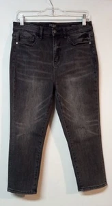 JUDY BLUE Jeans Women 9/29 (W29 x L21) Black Skinny Fit Capri Distressed Stretch - Bild 1 von 22
