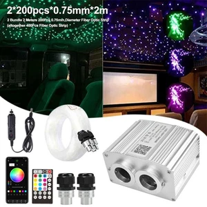 1100Pc Double Car/Home Headliner Star Light kit Roof Ceiling Lights Fiber Optic - Bild 1 von 27