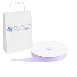 Grosgrain Ribbon 5/8" Wide 50 Yd Yard Roll - Lavender - Solid Reels Party uo - Picture 1 of 4