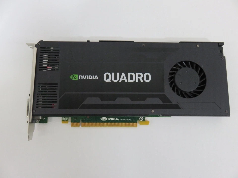 NVIDIA Quadro K4200 Video Graphics Card PCIe 2.0 x16 4GB GDDR5 - Image 1 of 4