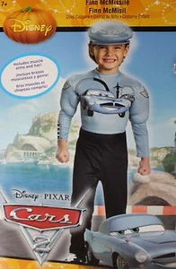 Disney Cars Lightning McQueen Finn Mcmissile Boys Costume Size Medium 7-8 NWT - Picture 1 of 1