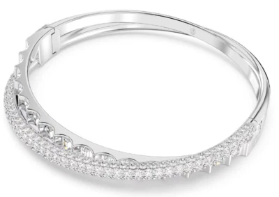 Brazalete Swarovski Rota cortes mixtos, (talla M) blanco rodio 5650354 Foto 1 de 3