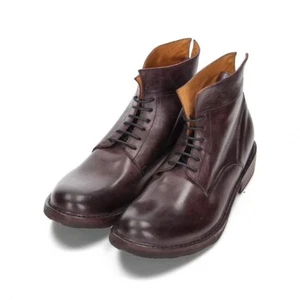 FIORENTINI+BAKER Polacchiniburgundy Todo Cuero Botines Hombres Talla 39 - Imagen 1 de 9