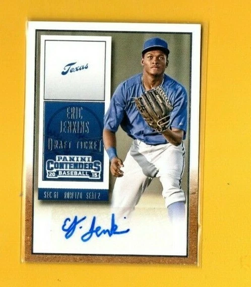 D16584  2015 Panini Contenders Draft Ticket Autographs #21 Eric Jenkins - Image 1 of 1