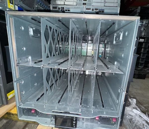 HP Blade System C7000 16-Slots Enclosure W/ 6 x PSU 10 x BL460c Gen 9 Modules - Picture 1 of 5