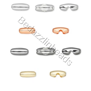 20 Ball Chain Connector End Closure Clasps for 2.4mm Beaded Dog Tag Chains - Picture 1 of 5