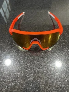 100% Sunglasses Speedcraft - Orange With Orange Mirror Lens - New - Picture 1 of 4