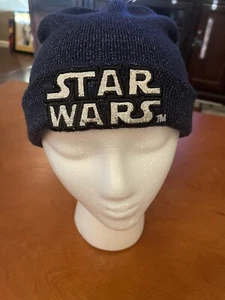 Youth Size   Star Wars knit blue beanie Winter cap/Kids one size H & M Brand - Picture 1 of 6