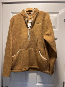 Fathers D !!Timberland Men's Quarter Zip Long Sleeve Jacket M Wool New W/tag - Picture 1 of 3