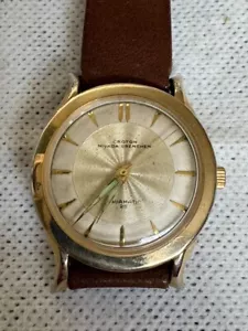 Vintage Croton Nivada Grenchen Aquamatic 25 Jewels Automatik Uhr Fancy Dial - Bild 1 von 8