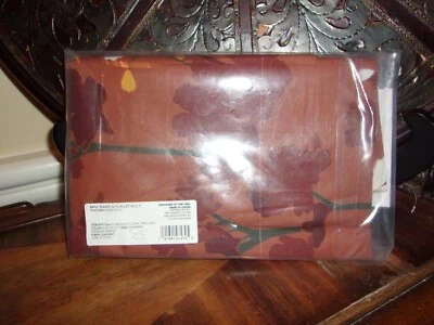 Nuevo en Paquete The Company Store Brooke Rust Multi Floral Percal Algodón Falsa Estándar Foto 1 de 3