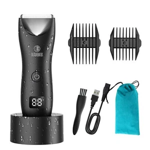 Body Hair Trimmer for Men Electric Ball Trimmer with Skin-Safe Ceramic Blade ... - Picture 1 of 7