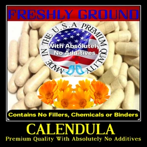 CALENDULA Marigold Flower With Absolutely No Additives 100 Vegetarian Capsules - Picture 1 of 7