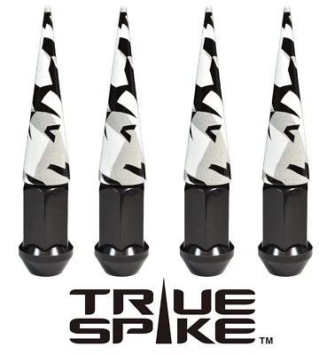 24 tuercas de púas extendidas de acero True Spike gris camuflaje para Dodge Dakota Foto 1 de 4