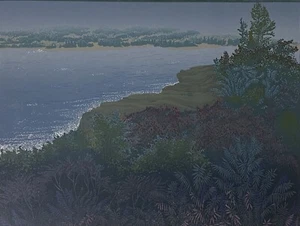 Teri Malo - Through A Dark Time, Linolschnitt signiert, nummeriert (ca. 1986)  - Bild 1 von 4