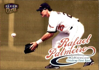1999 Fleer Ultra GOLD MEDALLION #143 Rafael Palmeiro BALTIMORE ORIOLES - Image 1 of 2