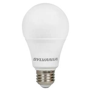 SYLVANIA LED A19 Light Bulb, 75W, Efficient 12W, Bright White, 4 Pk - Picture 1 of 5