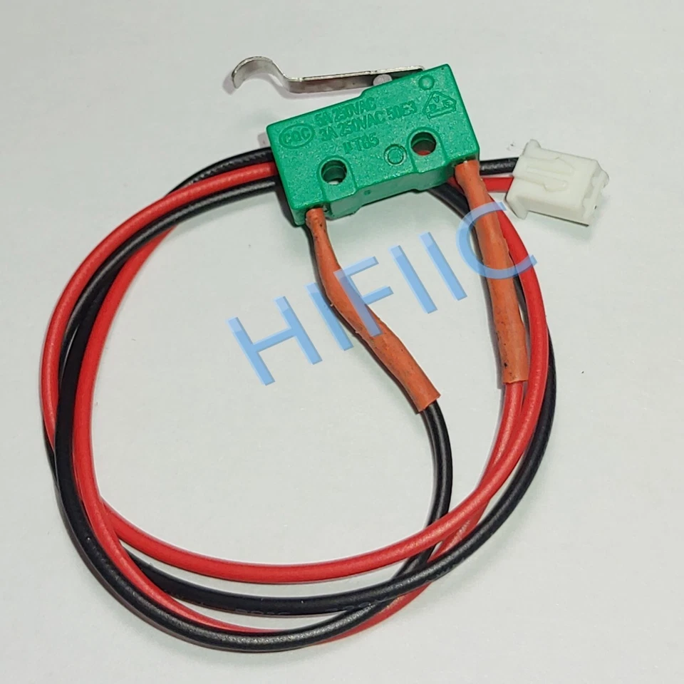 1PC  Micro Switch Normally Close 2 Pins With Lever With Wire DH KW4-3Z-3  - Image 1 of 4