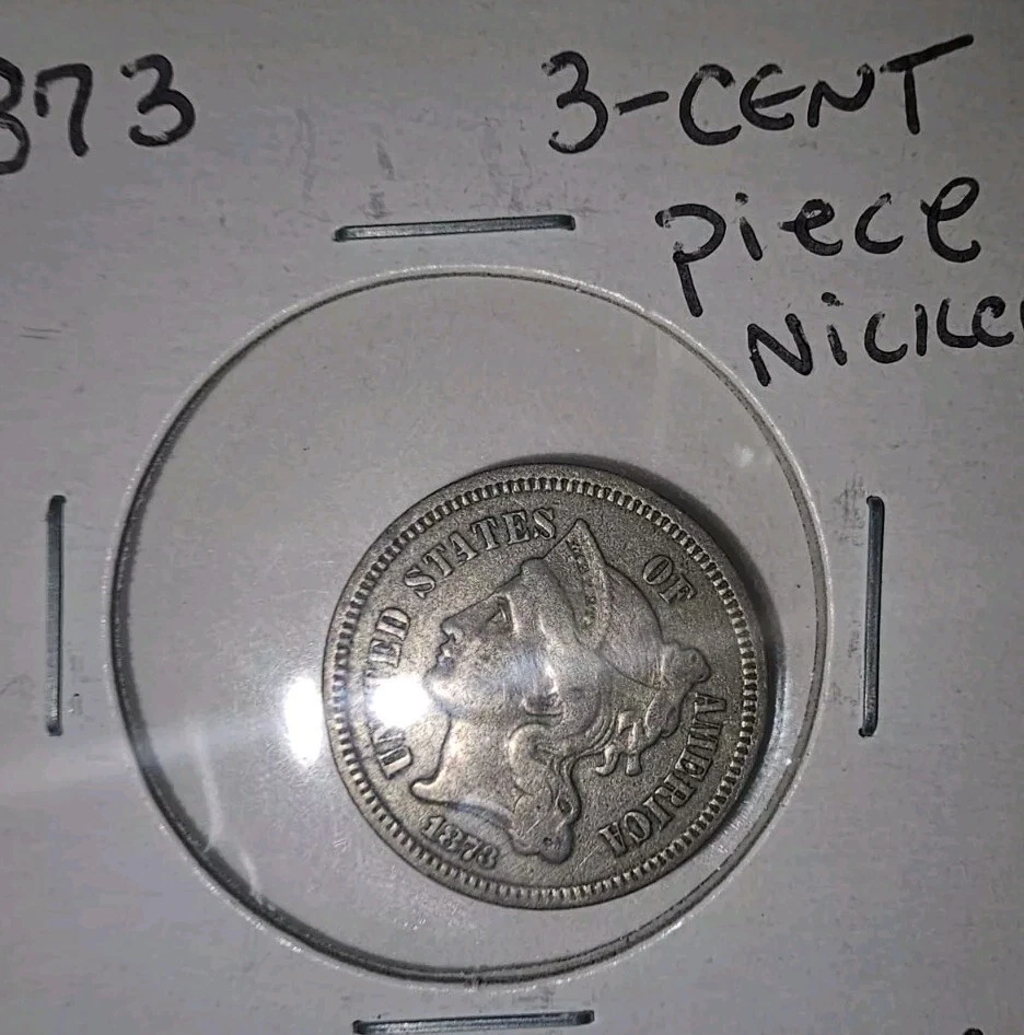 1873  Three Cent Nickel  - Image 1 of 4