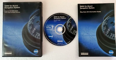 1997 - 2003 OEM BMW Navigation GPS CD Disc #7 Southeast US Map # S0001-0117-111 - Image 1 of 3