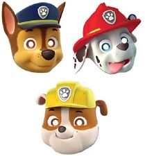 Paw Patrol Paper Masks Pack Of 8 One Size