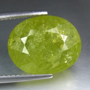 10.61 CT 13x11MM MESMERIZING FIRE SPARKLING UNHEATED GROSSULAR MALI GARNET GEMS - Picture 1 of 3
