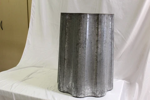 Custom Galvanized side table Style, Dickenson Cover