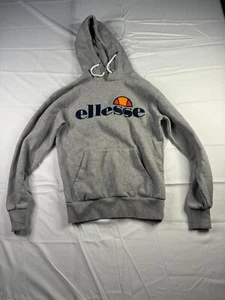 Ellesse Hoodie Womens Size Small Pullover Gray Long Sleeve Kangaroo Pocket - Picture 1 of 7