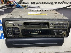 Sony XR–3750 AM/FM cassette radio receiver stereo Tape Deck Head Unit Audio #11 - Foto 1 di 6