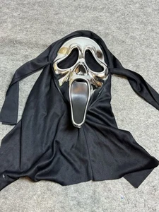 Easter Unlimited Scream Silver Chrome Ghostface Mask Spirit Halloween Horror - Picture 1 of 5