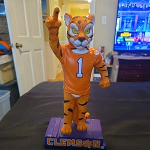 Clemson University 12" Tiger Mascot Statue Evergreen - Picture 1 of 2